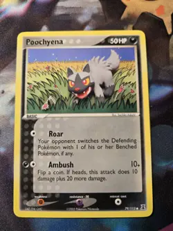 Poochyena 79/113 EX Delta Species Regular Pokemon TCG Card NM - Image 1