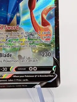 Zacian V SWSH018 Ultra Rare - 2020 Pokemon Card TCG Black Star Promo NM - Image 3