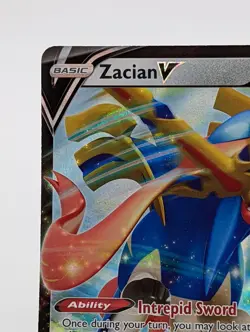 Zacian V SWSH018 Ultra Rare - 2020 Pokemon Card TCG Black Star Promo NM - Image 5