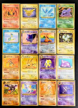 Pokemon Card Complete 1996 Holo Charizard Blastoise Venusaur Base Set Japanese 3 - Image 1