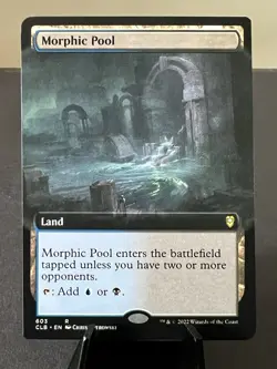 NM Extended Art Morphic Pool, MTG, Baldur's Gate, Magic, 603 - Image 1
