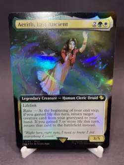 Aerith, Last Ancient Commander: Final Fantasy FOIL Extended Art - Image 1