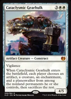 [4x] Cataclysmic Gearhulk Played, English Kaladesh MTG Magic - Image 1