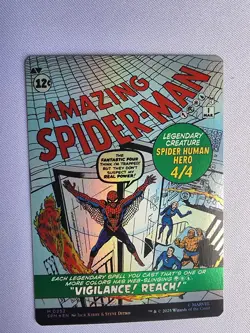 MTG Spider-man Peter Parker Amazing Spider-man Mythic 232 FOIL NM - IN HAND - Image 2