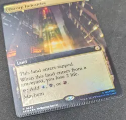 Oscorp Industries (Extended Art) FOIL - MTG Magic Spiderman - Crimped [B] - Image 3