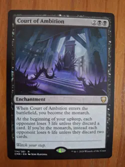 Court of Ambition CMR 114 Rare Commander Legends Monarch Y'Shotla NM MTG - Image 1