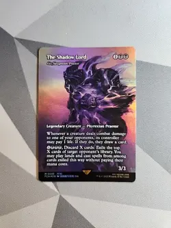 MTG the Shadow Lord Gix, Yawgmoth Praetor 0035 FCA Showcase Foil Final Fantasy - Image 1