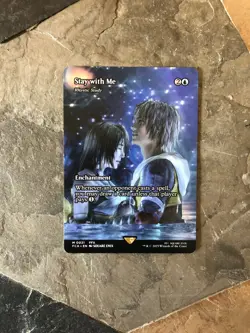MTG - Stay with Me -Rhystic Study -Showcase - Altered - Read - Watch Item Video! - Image 4