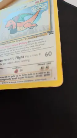 Dragonite #5 - Black Star Promo - WB Stamp WOTC Pokemon - MP - Image 5