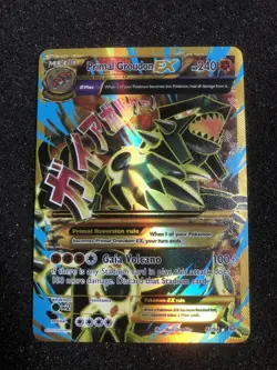 Pokemon Primal Groudon EX Shiny Full Art 97/98 Ultra Rare XY Ancient Origins NM - Image 1