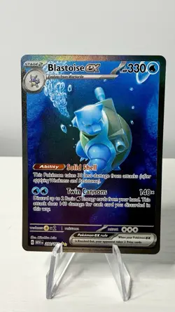 Blastoise EX SIR 200/165 SV Special Illustration Rare 151 Pokemon NM - Image 1
