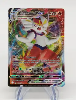 Pokemon Shining Fates Ultra Rare Holo Cinderace VMAX #019/072 NM/Mint - Image 1