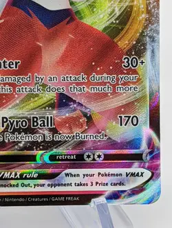 Pokemon Shining Fates Ultra Rare Holo Cinderace VMAX #019/072 NM/Mint - Image 3