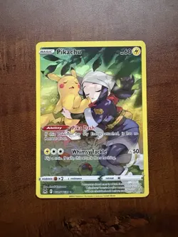 Pikachu TG05/TG30 Pokemon Lost Origin Trainer Gallery Ultra Rare Near Mint (NM) - Image 2