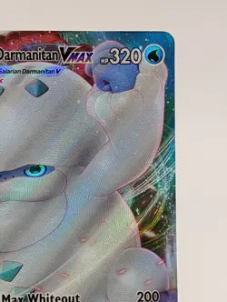 Galarian Darmanitan VMAX 037/185 Full Art Ultra Rare Pokemon Vivid Voltage NM - Image 2