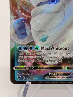 Galarian Darmanitan VMAX 037/185 Full Art Ultra Rare Pokemon Vivid Voltage NM - Image 4