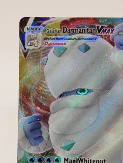 Galarian Darmanitan VMAX 037/185 Full Art Ultra Rare Pokemon Vivid Voltage NM - Image 5