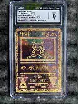 CGC 9 Pokemon Ancient Mew Movie Promo Movie 2000 - Image 1
