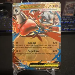 Mega Lucario EX 77/132 - Pokemon Mega Evolution TCG - Near Mint - Image 1