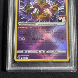 Radiant Alakazam 059/195 Prize Pack Series 3 2023 Play Pokemon PSA 10 - POP 33 - Image 4