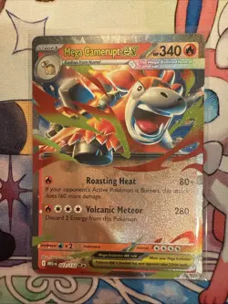 Pokemon TCG Mega Camerupt Ex 022/132 Double Rare Mega Evolution MINT/Near Mint - Image 2
