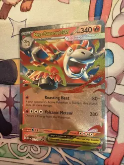 Pokemon TCG Mega Camerupt Ex 022/132 Double Rare Mega Evolution MINT/Near Mint - Image 3