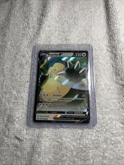 Snorlax V 141/202 Pokemon Swsh01: Sword & Shield Ultra Rare Holo - Image 1