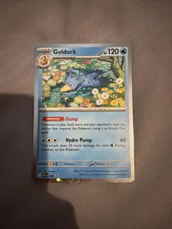 Pokemon TCG Mega Evolutions Golduck #008 Blister Pack Promo - Image 1