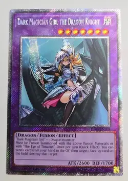 YuGiOh TCG | Dark Magician Girl the Dragon Knight | Platinum Secret | Mint |... - Image 1