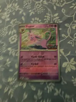 Espeon Best Buy Promo 086 Obsidian Flames Pokemon Card - Image 1