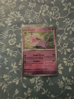 Espeon Best Buy Promo 086 Obsidian Flames Pokemon Card - Image 3