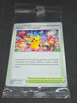 Celebration Fanfare 374/S-P Indonesia Indonesian Promo Pokemon Card 306 Sealed - Image 1
