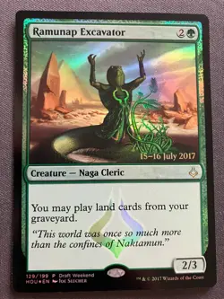 MTG [FOIL] Ramunap Excavator {Prerelease Cards} - NM - Image 1