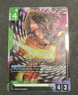 Char's Gelgoog - Newtype Rising #GD01-023 LR - NM Holo Foil Gundam Card Game - Image 2