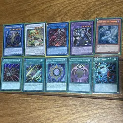 Vintage Yugioh Cards, 1996 1st Edition Holo. (10 Cards) - Image 1