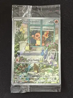 Pokemon TCG Obsidian Flames Sealed Charmander Black Star Promo Card 044 - Image 1