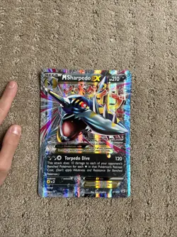 M Sharpedo EX XY200 Jumbo Cards Holo - Image 1