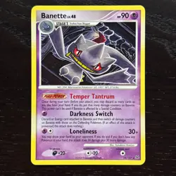 Banette 19/127 Pokemon Platinum Regular Rare Card MP - Image 1