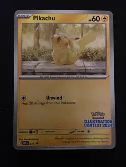 Pikachu - 214 - SV: Scarlet & Violet Promo Cards (SVP) Illustration Contest 2024 - Image 1