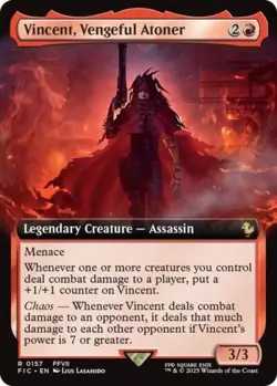 MTG English Vincent, Vengeful Atoner (Extended Art) NM Foil - Image 1