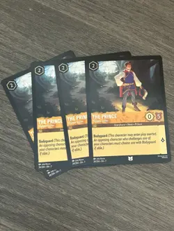 Disney Lorcana The Prince - Vigilant Suitor 24/204 Archazia's Island 4 Cards UC - Image 1