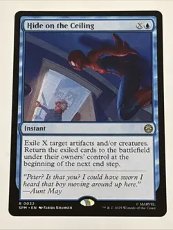 MTG Universes Beyond: Spider-man Hide on the Ceiling 0032 NM Rare - Image 1