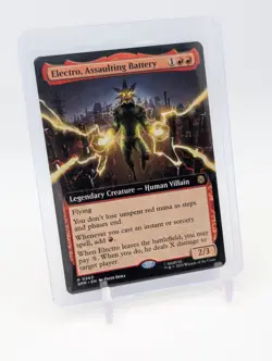 MTG - Electro, Assaulting Battery - Extended Art Rare #260 - Spider-Man NM - Image 1