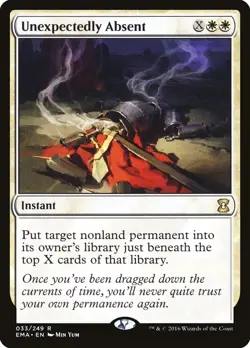 Unexpectedly Absent (EMA 33) Near Mint Foil - MTG single - Image 1