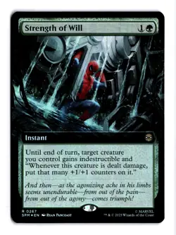 Strength of Will (Extended Art) R Marvel's Spider-Man 267 NM Foil - Image 1