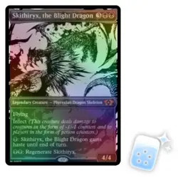 FOIL SKITHIRYX, THE BLIGHT DRAGON March Of The Machine: Multiverse Legends MTG - Image 1