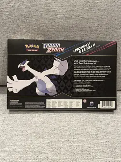 Pokemon Crown Zenith Unown V & Lugia V Special Collection Box - Image 2