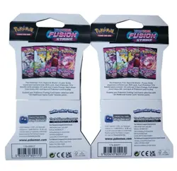 Lot of 2 Pokemon TCG Sword & Shield Fusion Strike Sleeved Booster Packs - Image 2