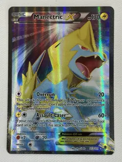 Pokemon TCG Manectric EX Full Art Phantom Forces 113/119 & M Manectric EX 24/119 - Image 2