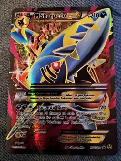 Pokemon M Sharpedo EX XY200a XY Collection Alternate Art Full Art Promo - Image 1